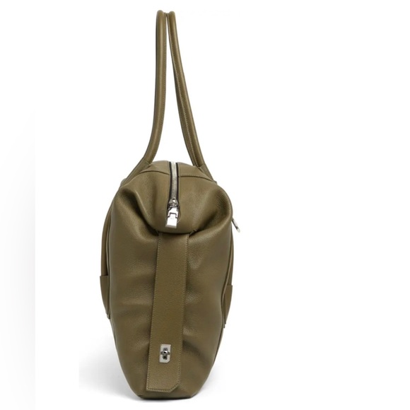 GIVENCHY Large Antigona Lock Leather Tote W Silver Removable Lock - Picture 5 of 6